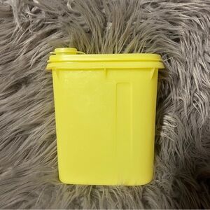 Bright Yellow Plastic Container